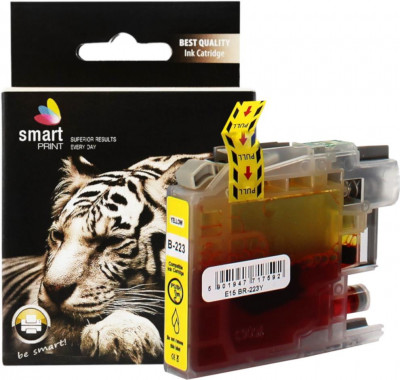 Cartus de imprimante inkjet pentru Brother , LC223Y , Galben , 10 ml , Smart Print foto