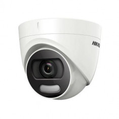 Camera supraveghere Hikvision Turbo HD ColorVu Turret 2MP IR 20m White foto