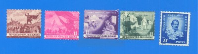 Romania 1950. LP 261. Centenarul nasterii M. Eminescu foto