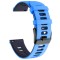 Curea din silicon compatibila cu TicWatch Pro, Telescoape QR, 22mm, Cyan Blue