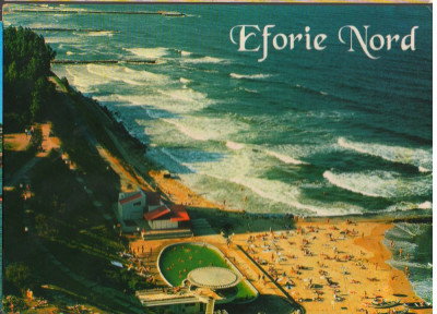 CPI B 12079 CARTE POSTALA - EFORIE NORD. LITORALUL MARII NEGRE, IMAGINE DE SUS foto