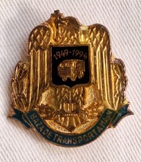Baza de transport a MApN - Ministerul Apararii Nationale, insigna militara RARA