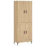 Cumpara ieftin Dulap inalt, stejar sonoma, 69,5x34x180 cm, lemn compozit