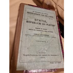 STATUL (REPUBLICA) LUI PLATON - VASILE BICHIGEAN Vol. I