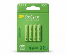 Acumulator R3 (AAA) NiMH 850mAh, 4 buc, GP ReCkyo foto