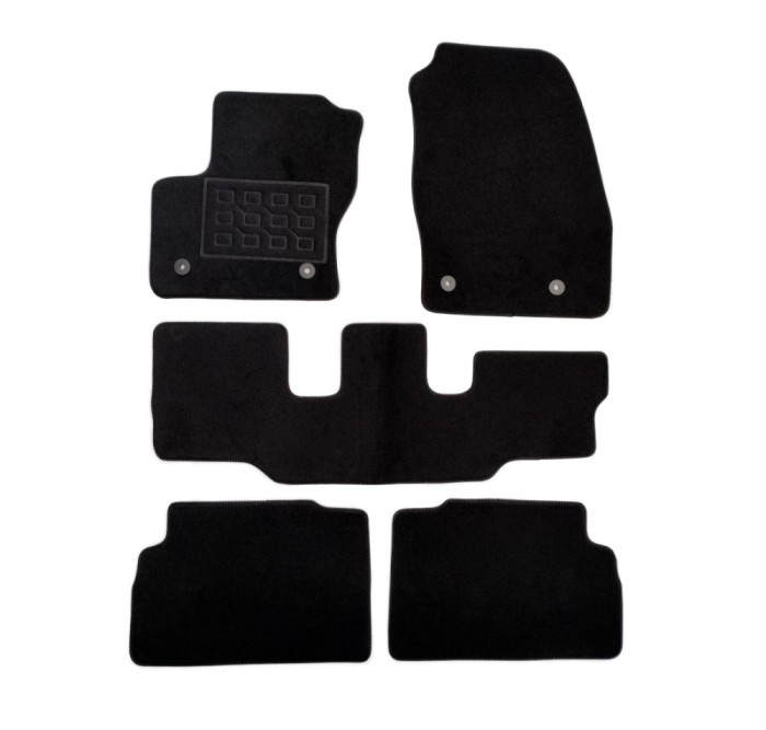 Covorase mocheta Ford C-Max 3 Grand 2013-prezent, Negre, set de 4 Buc. AutoDrive ProParts