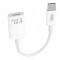 Adaptor Date si Incarcare USB-C - Lightning XO Design NB-R268A, 27W, 0.12m, Alb