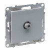 Priza TV de capat tip F Legrand Suno aluminiu 721363