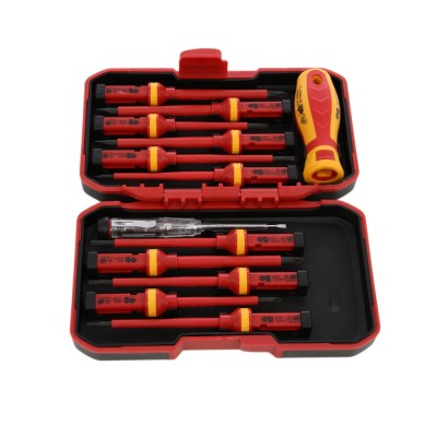 Set VDE Holzer Profi 11 tije + maner + tester foto