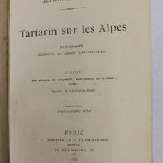 TARTARIN SUR LES ALPES par ALPHONSE DAUDET , 1886