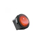 Comutator basculant 12V 16A 1 circuit 2 pozitii cu bec rosu, Home By Somogyi