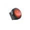 Comutator basculant 12V 16A 1 circuit 2 pozitii cu bec rosu