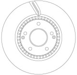 TRW DF6884S Disc frana