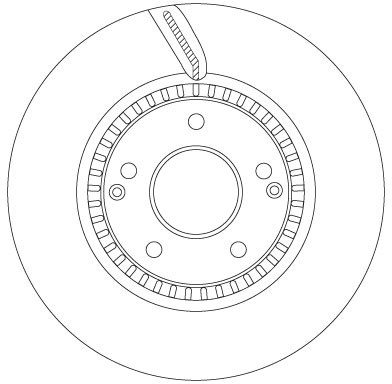 TRW DF6884S Disc frana