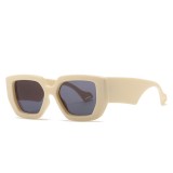 Ochelari de soare vintage pentru femei 86321, beige