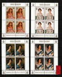 Insulele Cook, 1987 | Regina mamă - SUPRATIPAR: Fond Ajutor Uragan | MNH | aph, Regi, Nestampilat