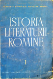 Academia R.P.R - Istoria literaturii romane vol. 1