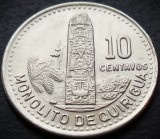 Cumpara ieftin Moneda exotica 10 CENTAVOS - GUATEMALA, anul 1989 * cod 553 - UNC, America Centrala si de Sud