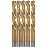 Evotools 676049 - Set burghie metal HSS-TIN 9 mm tija cilindrica 5 bucati
