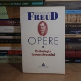 SIGMUND FREUD - OPERE * VOL. 3 : PSIHOLOGIA INCONSTIENTULUI , 2000 *