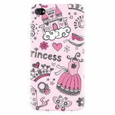 Husa silicon pentru Apple Iphone 4 / 4S, Princess