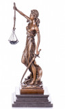Justitia franceza- statueta din bronz pe soclu din marmura PAB002, Nuduri