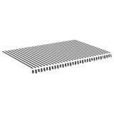 Cumpara ieftin Panza de rezerva copertina, antracit si alb, 450x300 cm, poliester