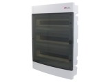 Carcasă pentru aparatură modulară IP40 albă ABS ECM 3X18PT-S