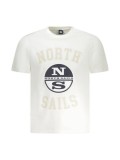 Cumpara ieftin North Sails Tricou barbati, cu imprimeu cu logo si text, Regular fit, Alb, S
