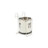 Suport pentru uscat tacamuri din otel inoxidabil, cu agatatoare Handy KitchenServ, Perfect Home