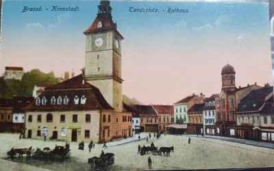 Carte postala - Brasso (Brasov): Primaria foto