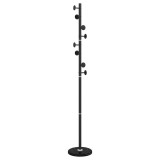 Cumpara ieftin Cuier de haine, negru, 176 cm, fier vopsit electrostatic