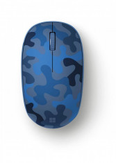 Mouse Wireless Microsoft Camo Blue foto