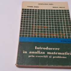 INTRODUCERE IN ANALIZA MATEMATICA PRIN EXERCITII SI PROBLEME,C POPA R0