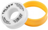 Banda PTFE Tolsen 10m, 12mm x 0.075mm, Etanșare Filete, Instalatii sanitare, Rezistenta Coroziune