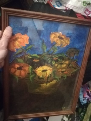 Tablou cu flori foto