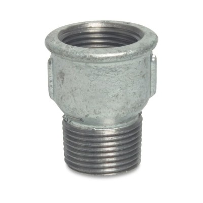 Fiting filetat 3/4&amp;quot;, Mufă niplu fontă maleabilă, Fiting zincat foto