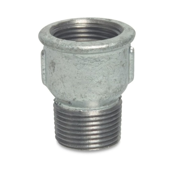 Fiting filetat 3/4&quot;, Mufă niplu fontă maleabilă, Fiting zincat