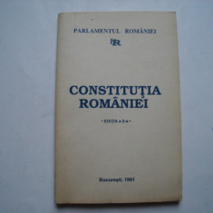 Constitutia Romaniei, ed. a 2-a, 1991