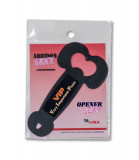 Magnet Deschizator Bere Very Important Penis, Negru