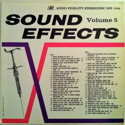 Vinil LP No Artist &amp;lrm;&amp;ndash; Sound Effects, Volume 5 (M) NOU ! SIGILAT ! foto