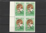 ROMANIA 1974 LP 846 ROMANIA-CAMPIOANA MONDIALA SUPRATIPAR BLOC DE 4 TIMBRE MNH