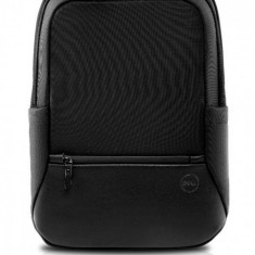 Dell notebook carrying backpack premier 15'' material :polyester leather color:black with metal logo water-resistant anti-scratc