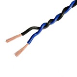 IKV050-BL-150 Rola de 150m cablu rasucit Ampire pentru difuzoare, 2x0.5mm &sup2;