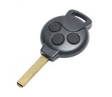 Set 2 bucati - Cheie completa Topautochei&amp;#174; compatibila cu Smart Fortwo 2005-2015, ID46 PCF7941 Chip, 433 MHz
