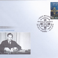 REGELE MIHAI FDC 2018, MOLDOVA.