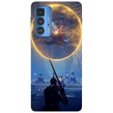 Husa compatibila cu Motorola G20 model Rennala Queen Of The Full Moon - Elden Ring, Silicon, TPU, Viceversa, Transparent, Carcasa
