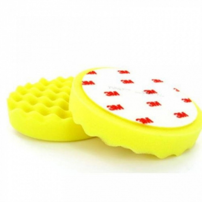 Burete Polish Mediu 3M Perfect-it III Polishing Pad, Galben, 75mm