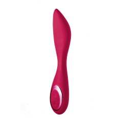 Vibrator Bendable Eliza 10 Moduri Vibratii Silicon USB Fuchsia 16.7 cm