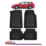 Covorașe Auto Tip Tăviță Compatibile Audi B5 A4 (8D) - (1994-2001), Negru, Material Rezistent, Protecție Completă Interior, Cauciuc